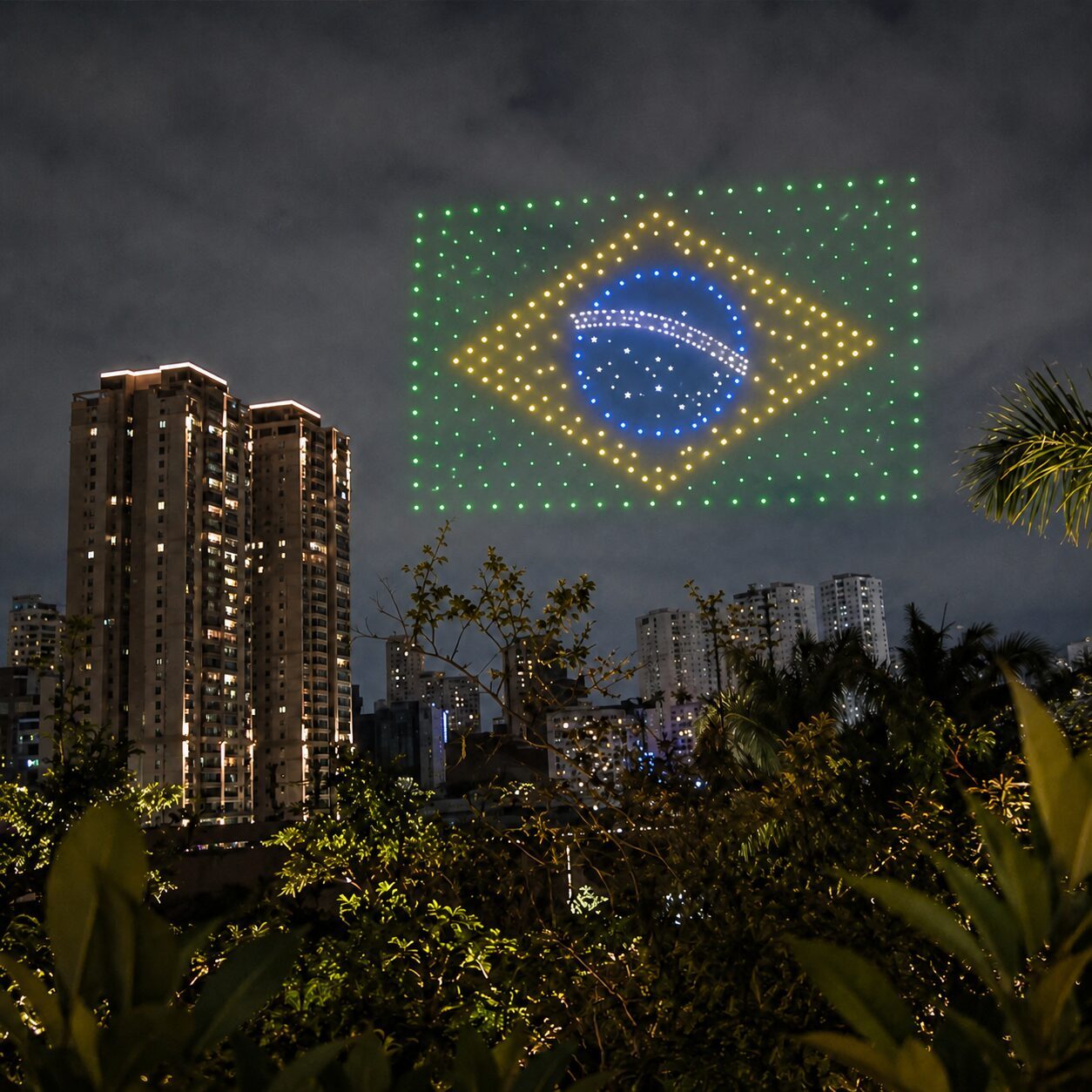 Drone Show: a tecnologia transforma o céu em palco